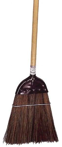 Weiler - 55" OAL Palmyra Bristle Corn Broom - 10" Bristle Length, 12" Wide - Exact Tool & Supply