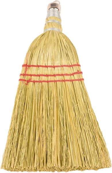Weiler - Corn Blend Bristle Whisk Broom - 10" Bristle Length - Exact Tool & Supply