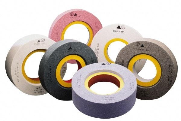 Camel Grinding Wheels - 20" Diam x 10" Hole x 3" Wide Centerless & Cylindrical Grinding Wheel - 46 Grit, Aluminum Oxide, Type 7, Coarse Grade, Vitrified Bond, Two Side Recess - Exact Tool & Supply