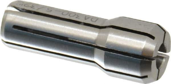 Accupro - 5/32 Inch, Series DA300 Double Angle Collet - 1 Inch Overall Length, 3/8 Inch Overall Diameter - Exact Tool & Supply