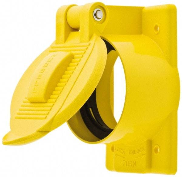 Hubbell Wiring Device-Kellems - Electrical Outlet Box Thermoplastic Weatherproof Cover - Exact Tool & Supply