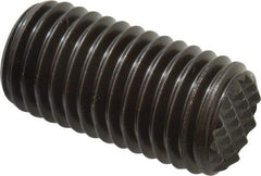 Fairlane - Serrated Tooth, 3/4-10, 5/16" Internal Hex, 1-1/2" Thread Length, Black Oxide Finish, Fully Threaded, Adjustable Positioning Gripper - Fine Tooth Grade - Exact Tool & Supply