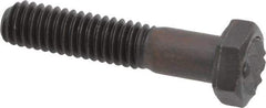 Fairlane - Serrated Tooth, 5/16-18, 1-1/2" Shank Length, 1" Thread Length, Black Oxide Finish, Hex Head, Adjustable Positioning Gripper - 3/8" Pad Diam, 1/2" Hex, 1/4" Head Height, Fine Tooth Grade - Exact Tool & Supply