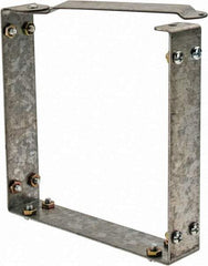 Cooper B-Line - 6 Inch Wide x 6 Inch High, Rectangular Raceway Connector Coupling - Gray, For Use with Lay In Wireways, Type 1 Screw Cover Wireway - Exact Tool & Supply