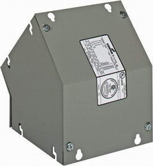 Cooper B-Line - 6 Inch Wide x 6 Inch High, Raceway Elbow End - 45°, Gray, For Use with Lay In Wireways, Type 1 Screw Cover Wireway - Exact Tool & Supply