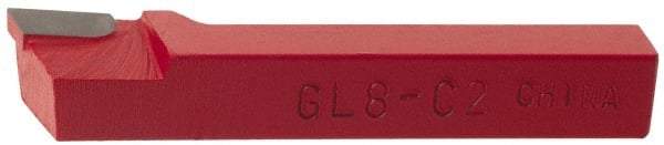 Made in USA - 5/8 x 5/8" Shank, Offset Side Cutting Single Point Tool Bit - GL-10, Grade C2 - Exact Tool & Supply