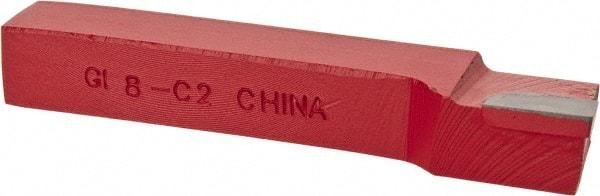 Interstate - 1/2 x 1/2" Shank, Offset Side Cutting Single Point Tool Bit - GL-8, Grade C2 - Exact Tool & Supply