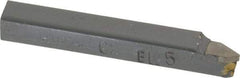 Interstate - 5/16 x 5/16" Shank, Offset Threading Single Point Tool Bit - EL-5, Grade C2 - Exact Tool & Supply