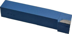 Interstate - 1 x 1" Shank, Offset Side Cutting Single Point Tool Bit - GL-16, Grade C6 - Exact Tool & Supply