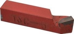 Interstate - 5/16 x 5/16" Shank, Square Shank Boring Single Point Tool Bit - TSC-5, Grade C6 - Exact Tool & Supply