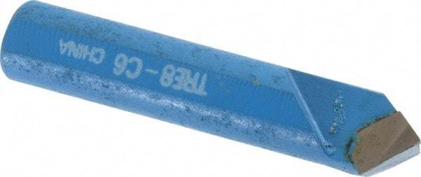 Interstate - 1/2 x 1/2" Shank, Round Shank Boring Single Point Tool Bit - TRE-8, Grade C6 - Exact Tool & Supply