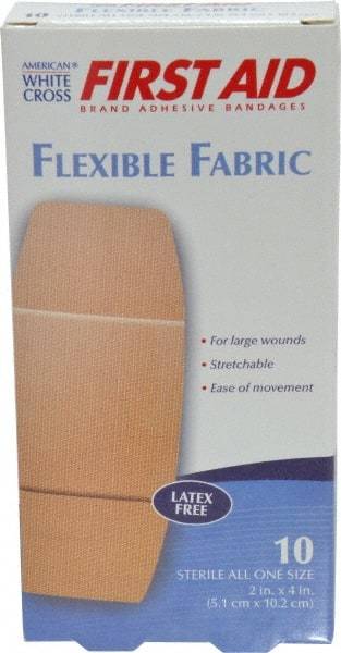 North - 4" Long x 2" Wide, General Purpose Self-Adhesive Bandage - Beige, Woven Fabric Bandage - Exact Tool & Supply