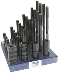 TE-CO - T-Nut & Stud Kits Stud Thread Sizes: M12x1.75 T-Slot Size (mm): 17.00 - Exact Tool & Supply