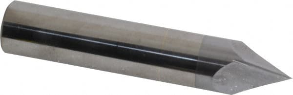 Accupro - 3/4" Diam 2 Flute Single End Solid Carbide Chamfer Mill - Exact Tool & Supply
