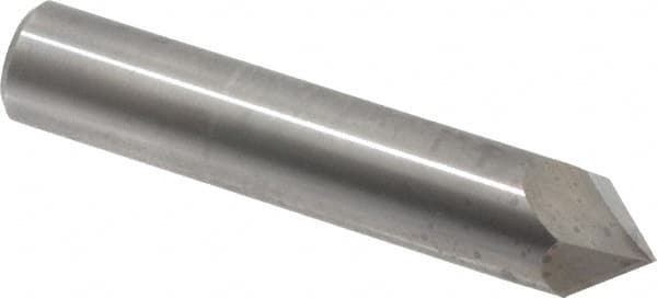 Accupro - 3/4" Diam 2 Flute Single End Solid Carbide Chamfer Mill - Exact Tool & Supply