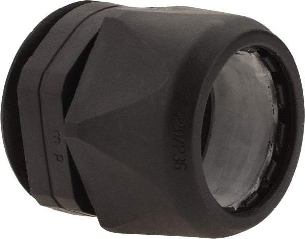 Murrplastik - 1-1/4" Trade, Nylon Compression Straight Liquidtight Conduit Connector - Noninsulated - Exact Tool & Supply