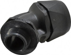 Murrplastik - 3/4" Trade, Nylon Compression Angled Liquidtight Conduit Connector - Noninsulated - Exact Tool & Supply