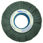 6" Diameter - 2" Arbor Hole - Abrasive Nylon Straight Nylox Wheel - Exact Tool & Supply