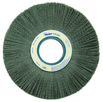8" Diameter - 2" Arbor Hole - Abrasive Nylon Straight Nylox Wheel - Exact Tool & Supply