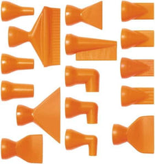 Loc-Line - 1/2" Hose Inside Diam x 1/2" Nozzle Diam, Coolant Hose Nozzle Kit - For Use with Snap Together Hose System, 16 Pieces - Exact Tool & Supply