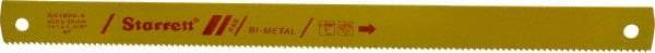 Starrett - 18" Long, 6 Teeth per Inch, Bi-Metal Power Hacksaw Blade - Toothed Edge, 1-3/8" Wide x 0.062" Thick - Exact Tool & Supply