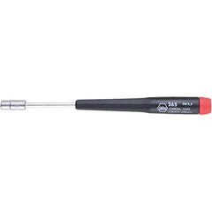 Wiha - 5.5mm Solid Shaft Precision Nutdriver - Cushion Grip Handle, 6-11/16" OAL - Exact Tool & Supply
