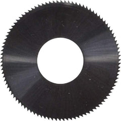 Made in USA - 1" Diam x 0.025" Blade Thickness, 3/8" Arbor Hole Diam, 98 Teeth, Solid Carbide Jeweler's Saw - Uncoated - Exact Tool & Supply