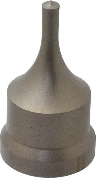 Cleveland Steel Tool - 7/32 Inch Diameter Round Ironworker Punch - 1-1/16 Inch Body Diameter, 1-7/32 Inch Head Diameter, 2-1/8 Inch Overall Length - Exact Tool & Supply