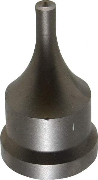 Cleveland Steel Tool - 1/4 Inch Diameter Round Ironworker Punch - 1-1/16 Inch Body Diameter, 1-7/32 Inch Head Diameter, 2-1/8 Inch Overall Length - Exact Tool & Supply