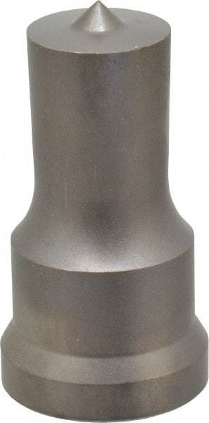 Cleveland Steel Tool - 13/16 Inch Diameter Round Ironworker Punch - 1-1/16 Inch Body Diameter, 1-7/32 Inch Head Diameter, 2-1/8 Inch Overall Length - Exact Tool & Supply