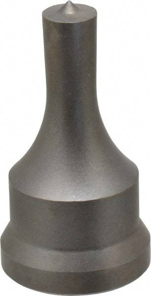 Cleveland Steel Tool - 7/16 Inch Diameter Round Ironworker Punch - 1-1/16 Inch Body Diameter, 1.24 Inch Head Diameter, 2-3/16 Inch Overall Length - Exact Tool & Supply