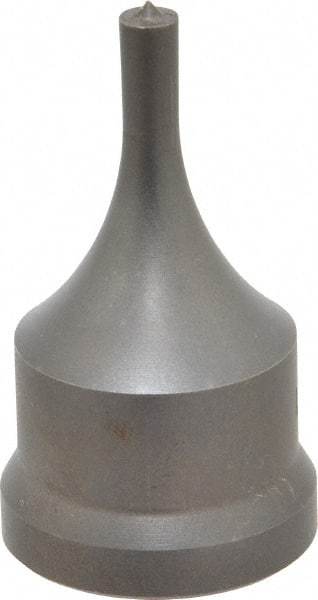 Cleveland Steel Tool - 1/4 Inch Diameter Round Ironworker Punch - 1-7/32 Inch Body Diameter, 1-3/8 Inch Head Diameter, 2-3/8 Inch Overall Length - Exact Tool & Supply
