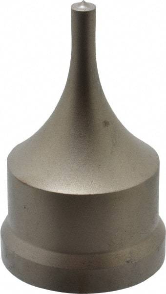 Cleveland Steel Tool - 1/4 Inch Diameter Round Ironworker Punch - 1-17/32 Inch Body Diameter, 1-11/16 Inch Head Diameter, 2-11/16 Inch Overall Length - Exact Tool & Supply