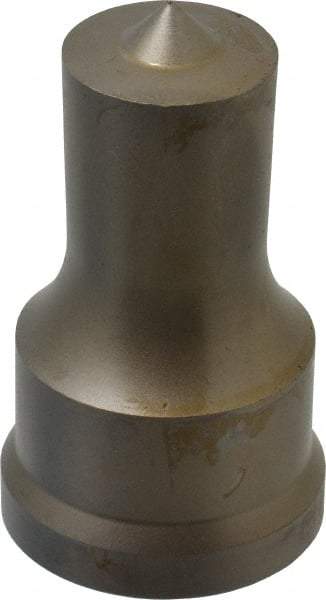 Cleveland Steel Tool - 1-1/16 Inch Diameter Round Ironworker Punch - 1-17/32 Inch Body Diameter, 1-11/16 Inch Head Diameter, 2-11/16 Inch Overall Length - Exact Tool & Supply