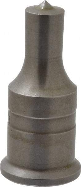 Cleveland Steel Tool - 9/16 Inch Diameter Round Ironworker Punch - 1 Inch Body Diameter, 1-3/16 Inch Head Diameter, 2-7/16 Inch Overall Length - Exact Tool & Supply