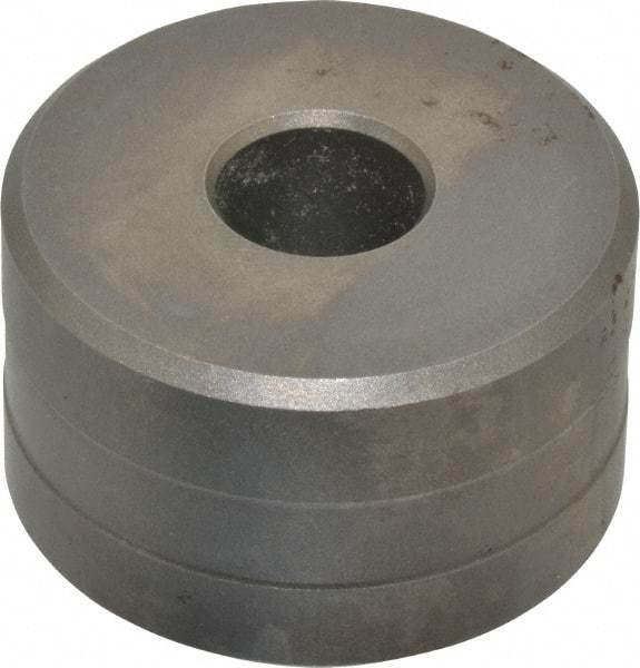 Cleveland Steel Tool - 15/32 Inch Diameter Round Ironworker Die - 1-13/16 Inch Head Diameter, 1-1/8 Inch Head Height - Exact Tool & Supply