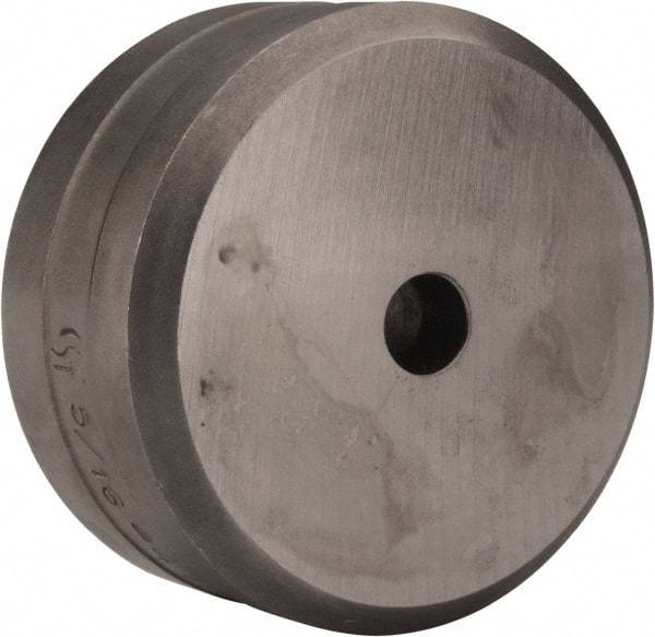 Cleveland Steel Tool - 5/16 Inch Diameter Round Ironworker Die - 2 Inch Head Diameter, 1 Inch Head Height - Exact Tool & Supply