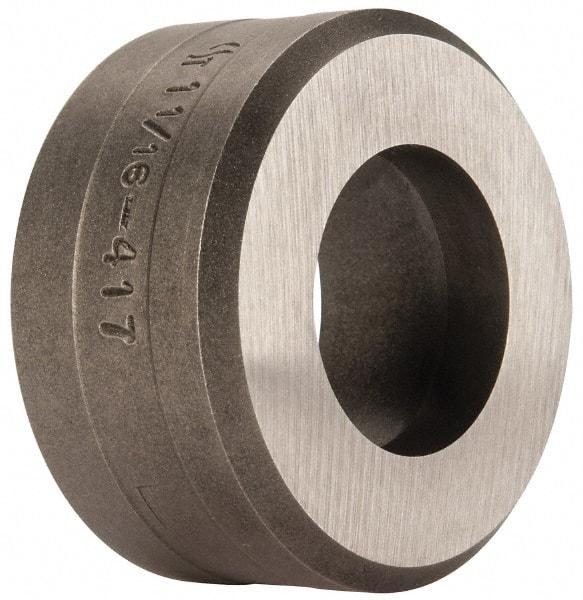 Cleveland Steel Tool - 1-1/16 Inch Diameter Round Ironworker Die - 2 Inch Head Diameter, 1 Inch Head Height - Exact Tool & Supply