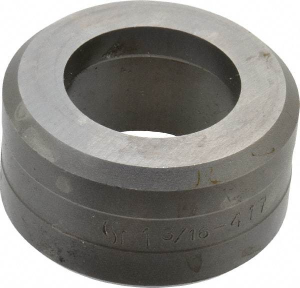 Cleveland Steel Tool - 1-3/16 Inch Diameter Round Ironworker Die - 2 Inch Head Diameter, 1 Inch Head Height - Exact Tool & Supply