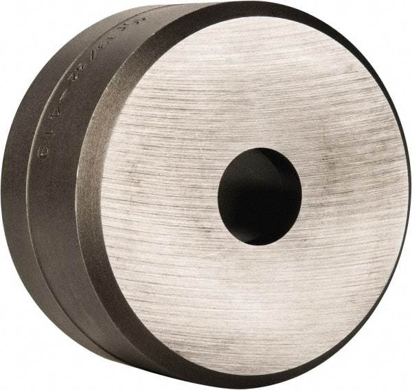 Cleveland Steel Tool - 19/32 Inch Diameter Round Ironworker Die - 2-3/8 Inch Head Diameter, 1-1/4 Inch Head Height - Exact Tool & Supply