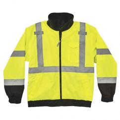 8379 2XL LIME LINED BOMBER JACKET - Exact Tool & Supply