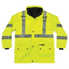 8385 3XL LIME 4-IN-1 JACKET - Exact Tool & Supply