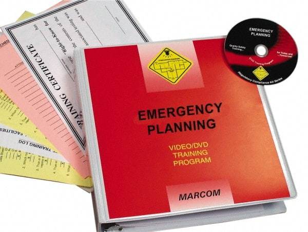Marcom - Emergency Planning, Multimedia Training Kit - DVD, English - Exact Tool & Supply
