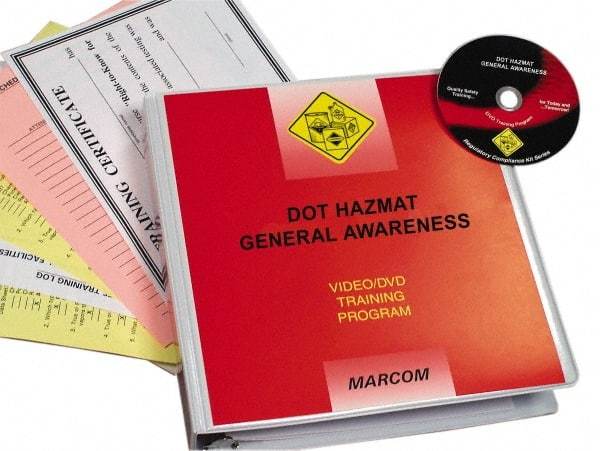 Marcom - DOT HazMat General Awareness, Multimedia Training Kit - 17 Minute Run Time DVD, English and Spanish - Exact Tool & Supply