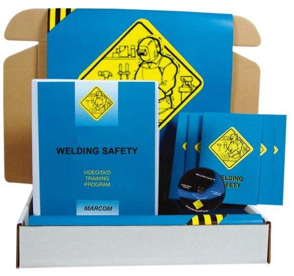 Marcom - Welding Safety, Multimedia Training Kit - 14 Minute Run Time DVD, English and Spanish - Exact Tool & Supply