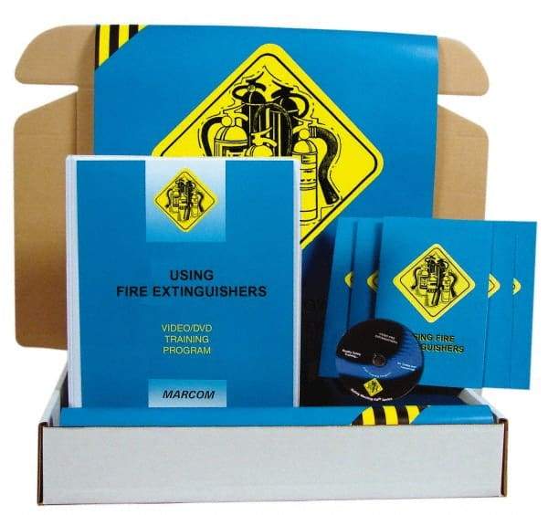 Marcom - Using Fire Extinguishers, Multimedia Training Kit - 18 Minute Run Time DVD, English and Spanish - Exact Tool & Supply