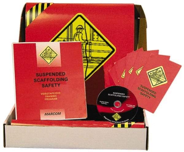 Marcom - Suspended Scaffolding Safety, Multimedia Training Kit - 20 Minute Run Time DVD, English and Spanish - Exact Tool & Supply