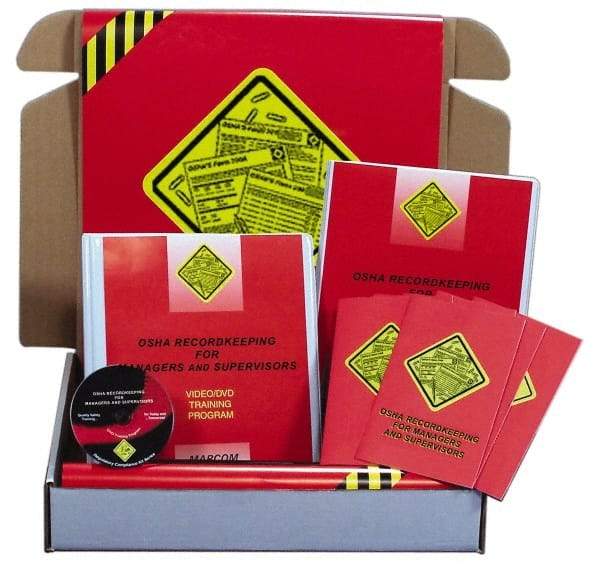 Marcom - OSHA Recordkeeping for Managers and Supervisors, Multimedia Training Kit - 20 Minute Run Time DVD, English and Spanish - Exact Tool & Supply
