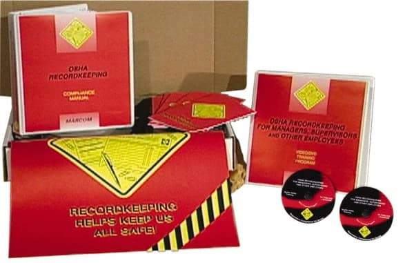 Marcom - OSHA Recordkeeping for Managers, Supervisors and Employees, Multimedia Training Kit - 37 Minute Run Time DVD, English and Spanish - Exact Tool & Supply