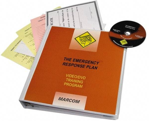 Marcom - Emergency Response Plan, Multimedia Training Kit - 15 min Run Time DVD, English & Spanish - Exact Tool & Supply